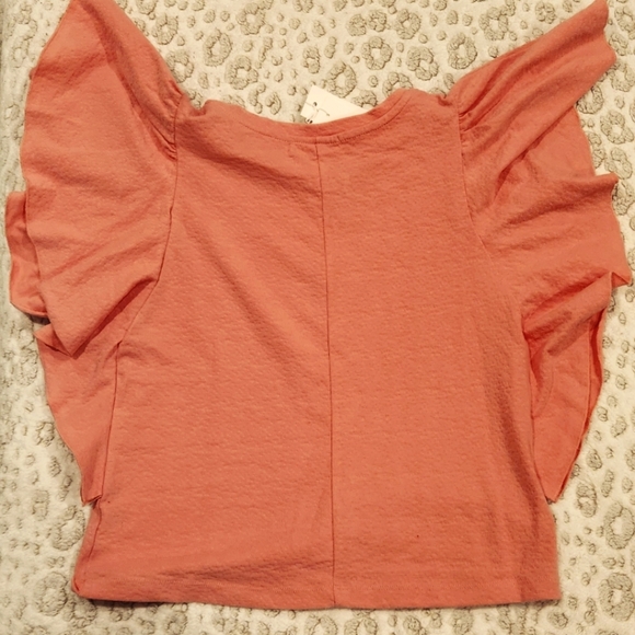 NWT Adyson Parker Pink Butterfly Sleeve Size XS Top - Picture 8 of 9